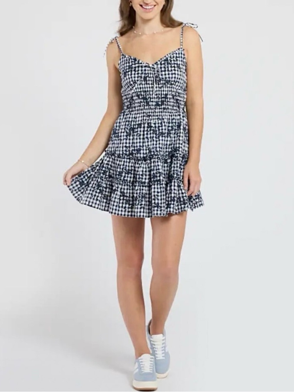 NWT Gingham Mini Dress
